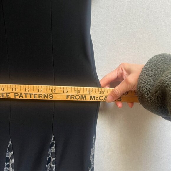 Joseph Ribkoff Leopard Print Hooded Stretch Drop Waist Midi Dress Size 6 - Picture 11 of 11